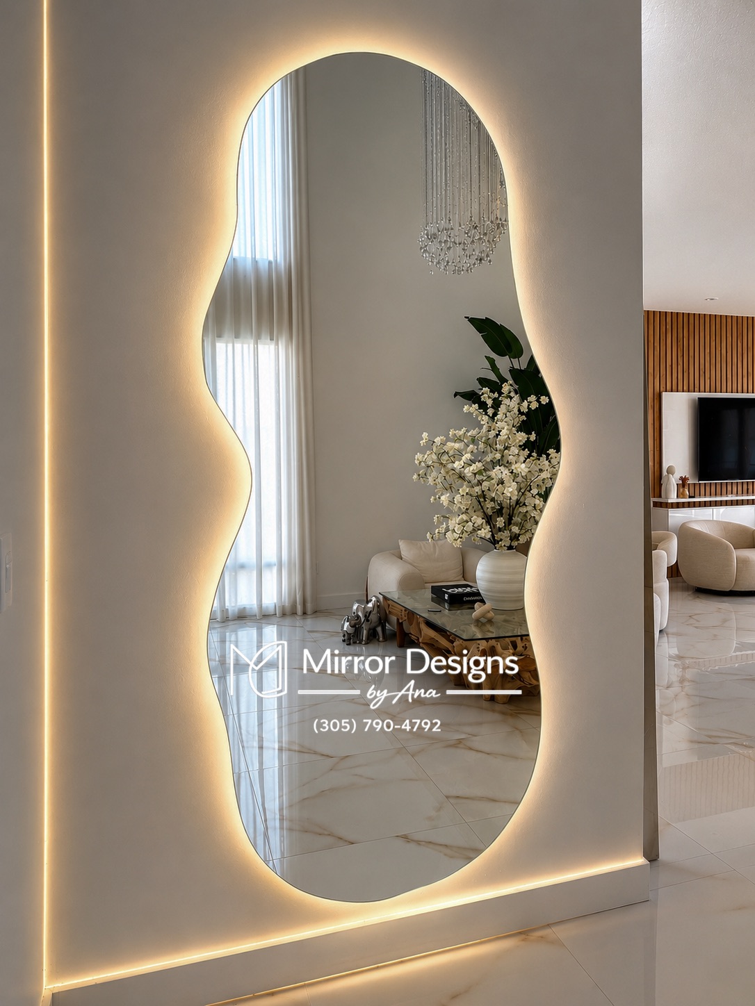 Asymmetrical LED Mirror — Wave III