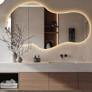 Asymmetric Vanity Mirror 60″ × 36″ D3